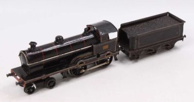 Bing for Bassett-Lowke 0-gauge 4-4-0 clockwork loco & tender ‘George the Fifth’ 2663 on cab-side,