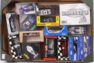 Two Trays of Modern Issue Diecast to Include; Minichamps Ferrari 333SP LE Mans, Quartzo BMW M1