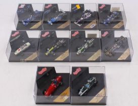 Formula F1 diecast models by Quartzo to include Ferrari 375 Winner Spanish GP50 Alberto Oscari,