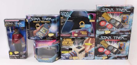 A collection of Playmates boxed Star Trek 1990s toys and collectables, to include a Star Trek Talk