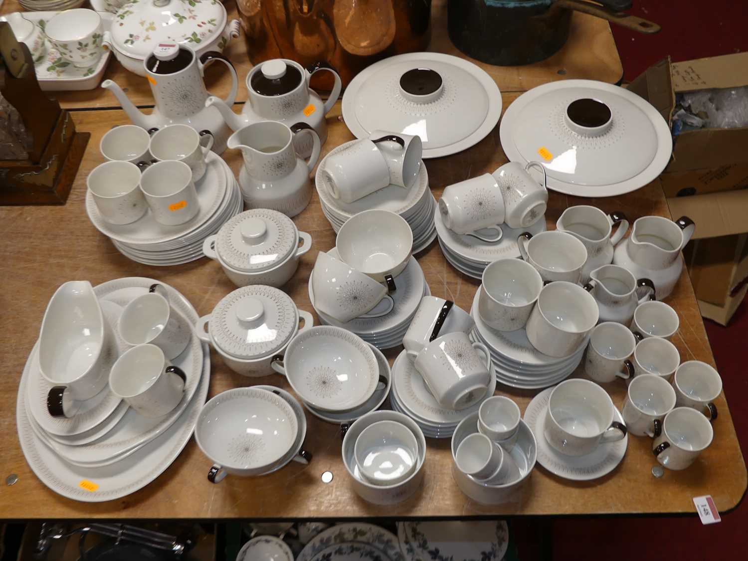 A Royal Doulton Morning Star pattern part tea, coffee and dinner service