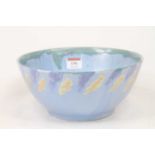 A Clarice Cliff Inspirations pattern bowl, dia.22cm Wear to decoration and discolouration to the
