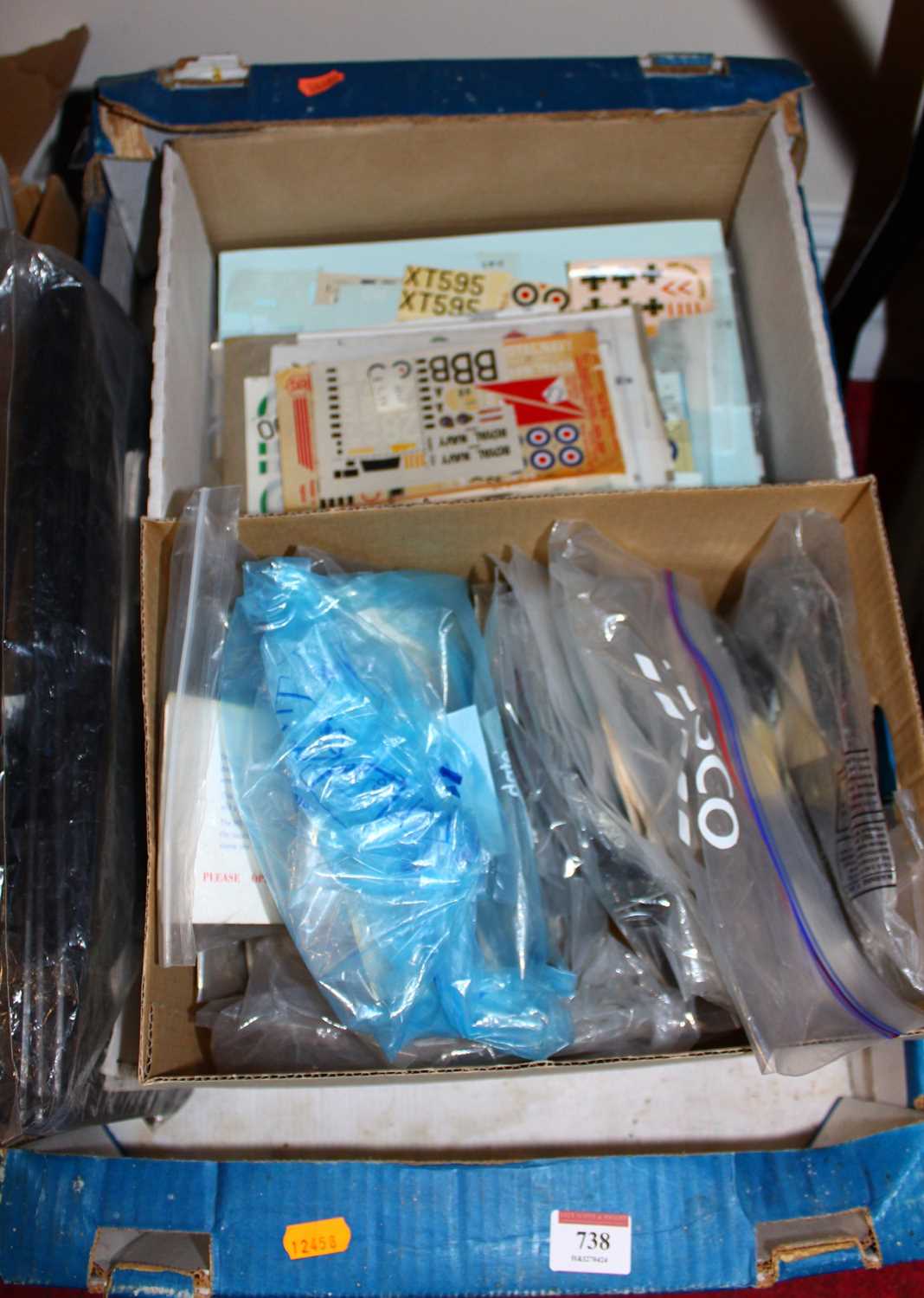 An Airfix boxed model kit for a Space Shuttle, together with a quantity of various other unboxed