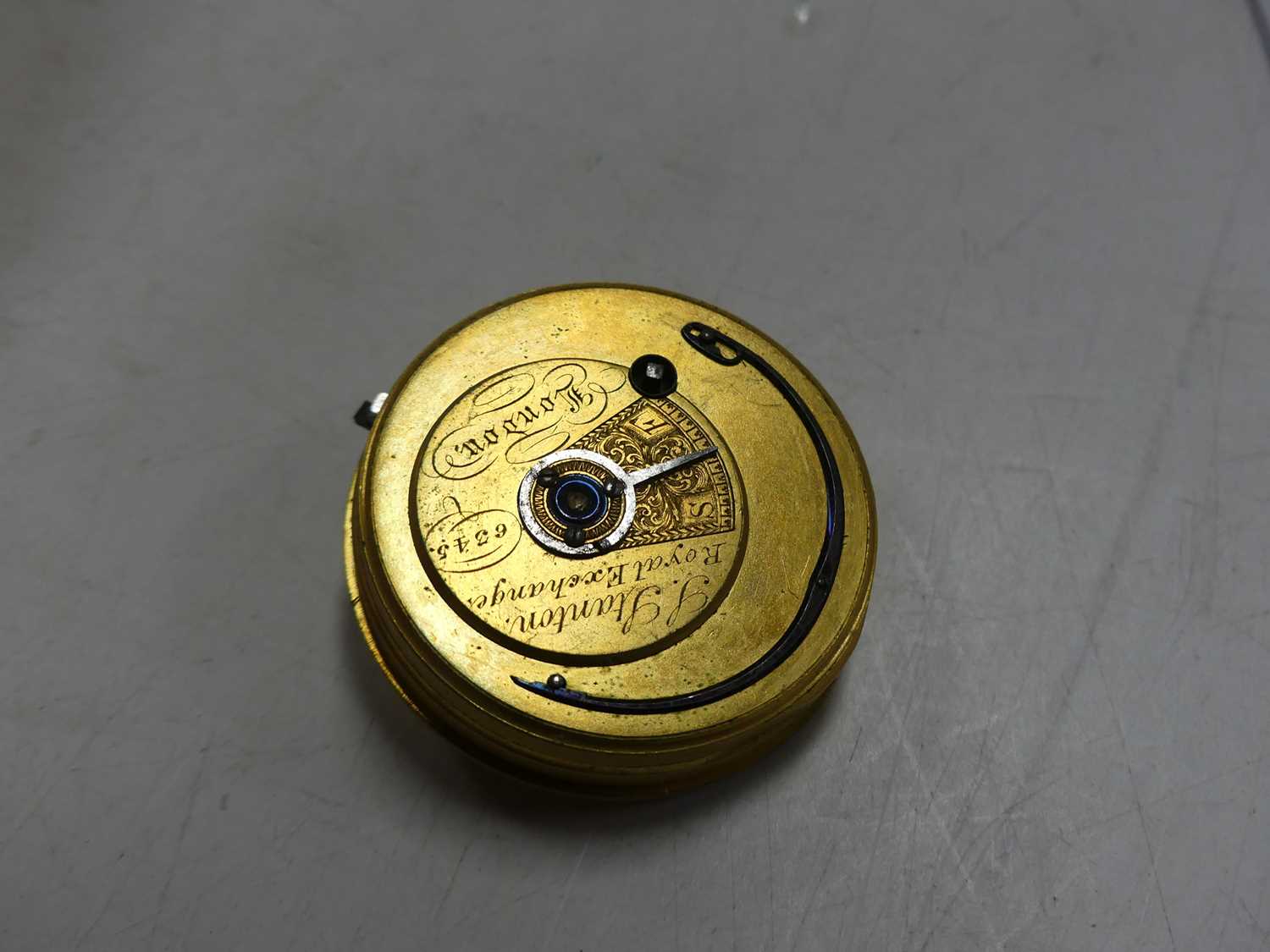 A collection of pocket watch parts, to include a fusee example - Image 11 of 22