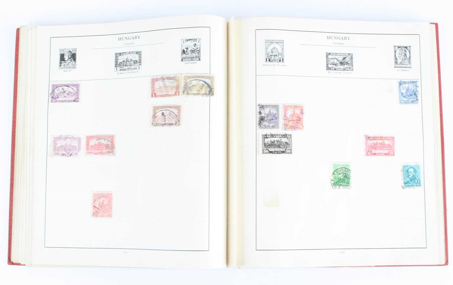 A Strand stamp album, the contents being Commonwealth examples to include Great Britain, 1d reds, - Image 5 of 9