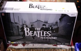 A Nintendo WII limited edition accessories for the console 'The Beatles Rock Band' (untested, and