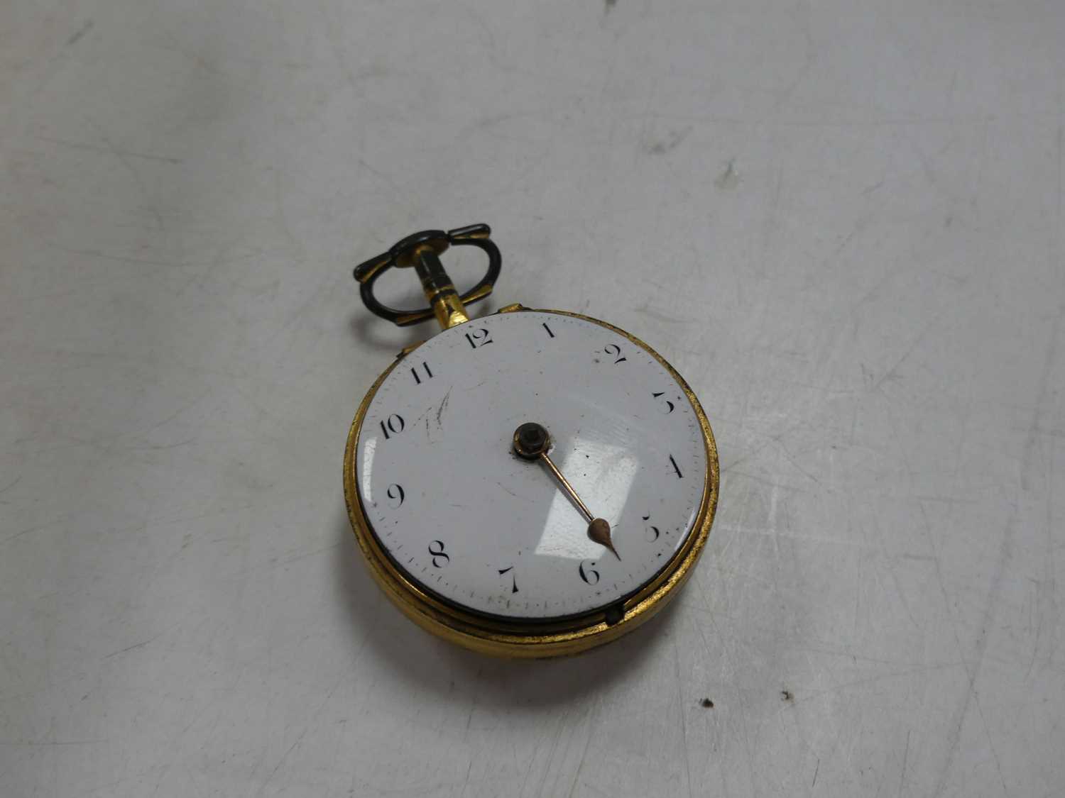 A collection of pocket watch parts, to include a fusee example - Image 6 of 22