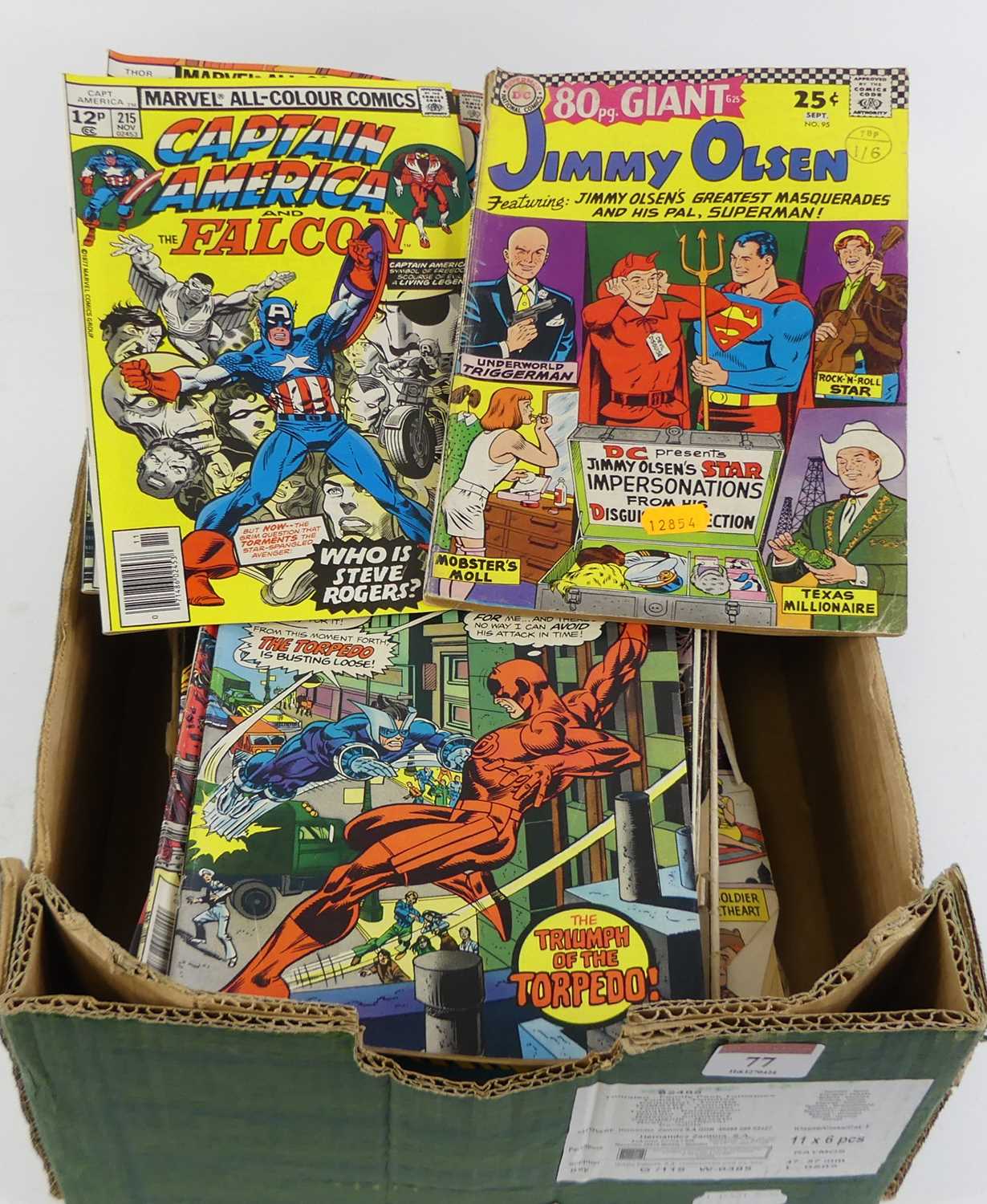 A collection of assorted Comic books to include DC Superman Jimmy Olson No. 95, September, Captain