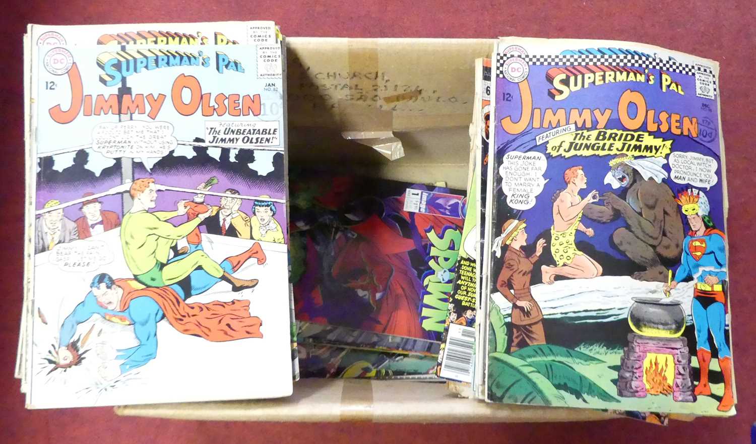 A collection of comic books mainly being DC Superman National Comics examples, to include Superman's