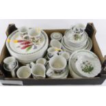 An extensive Portmeirion tea and dinner service in the Botanic Garden pattern Overall condition is