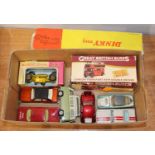A small quantity of loose and boxed diecast to include Dinky Toys Esso, AEC fuel tanker, Great