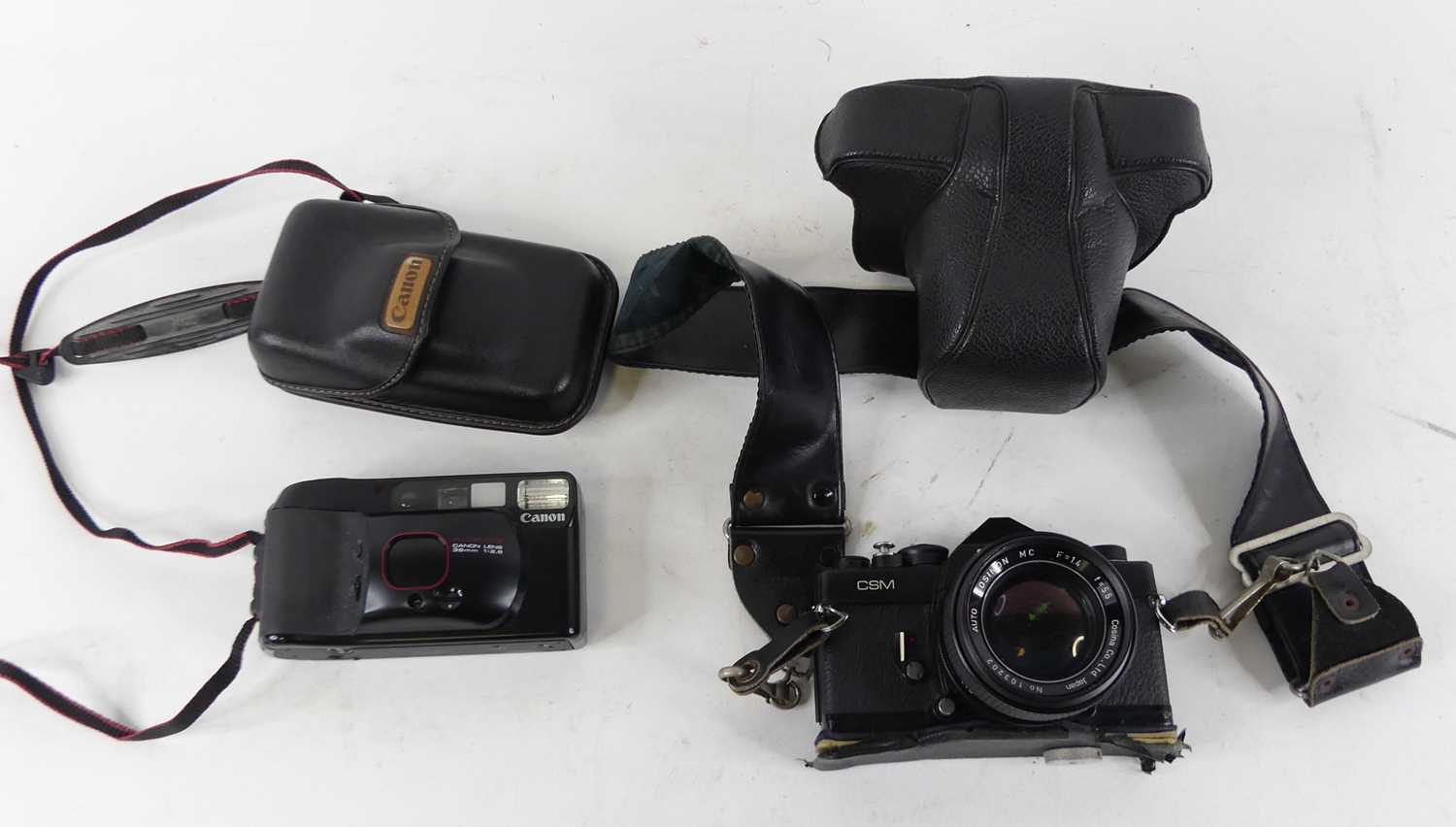 A collection of photography equipment, to include a Cosina CSM SLR camera - Image 2 of 2