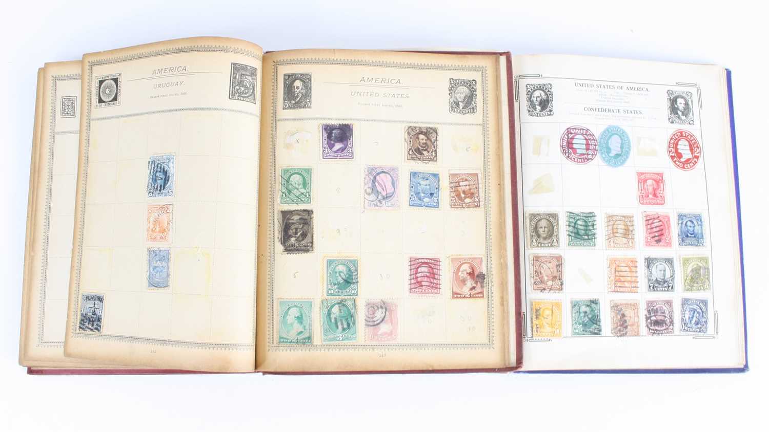 A Strand stamp album, the contents being Commonwealth examples to include Great Britain, 1d reds, - Image 9 of 9