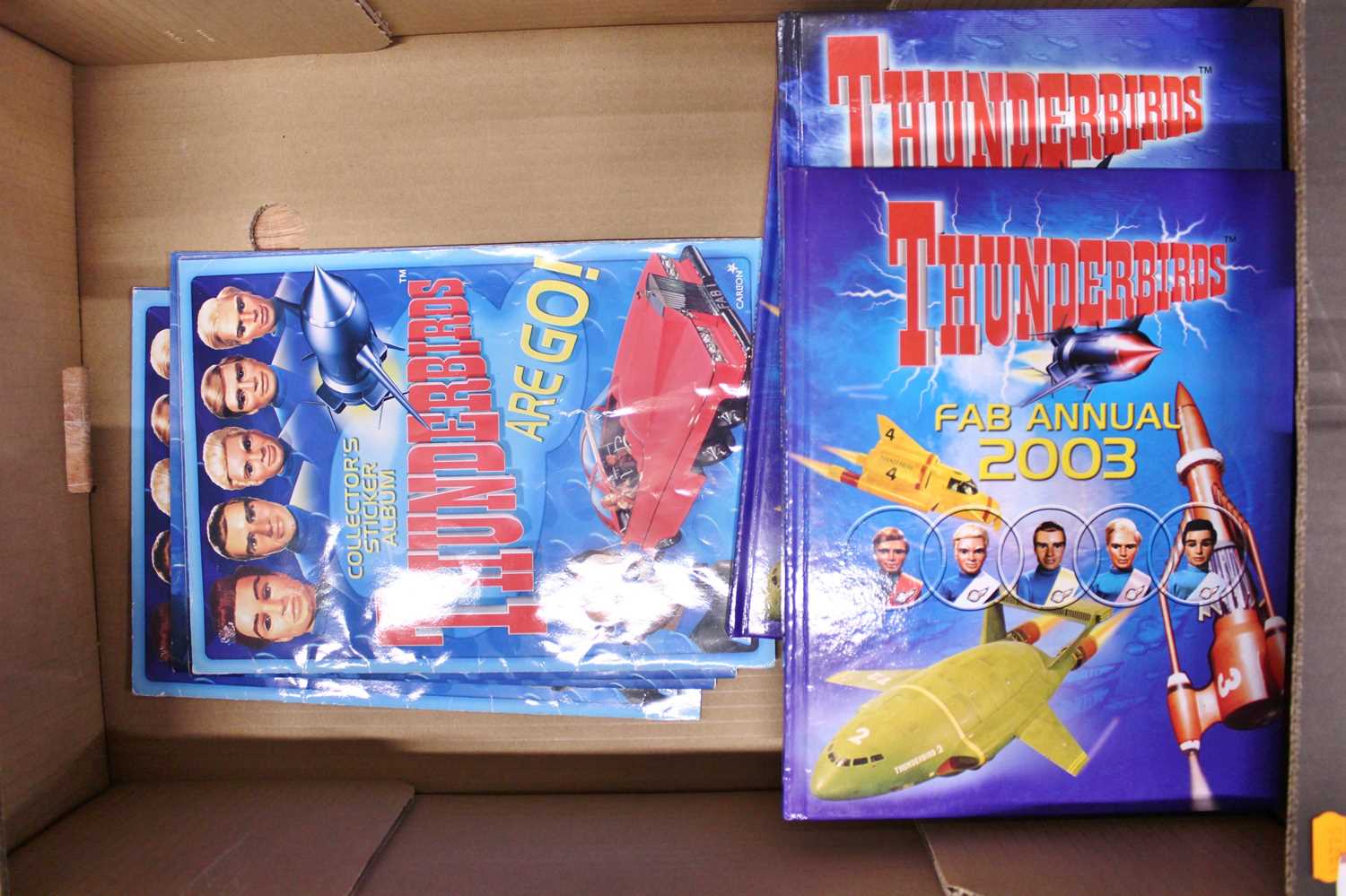 A tray containing Matchbox Thunderbirds related novelties, to include Thunderbirds Commemorative - Image 2 of 2