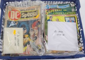 A collection of assorted comic books to include 12 DC Specials from 1968-1976, DC Batman