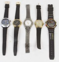 A collection of fashion wristwatches, to include Mustang and Anucci