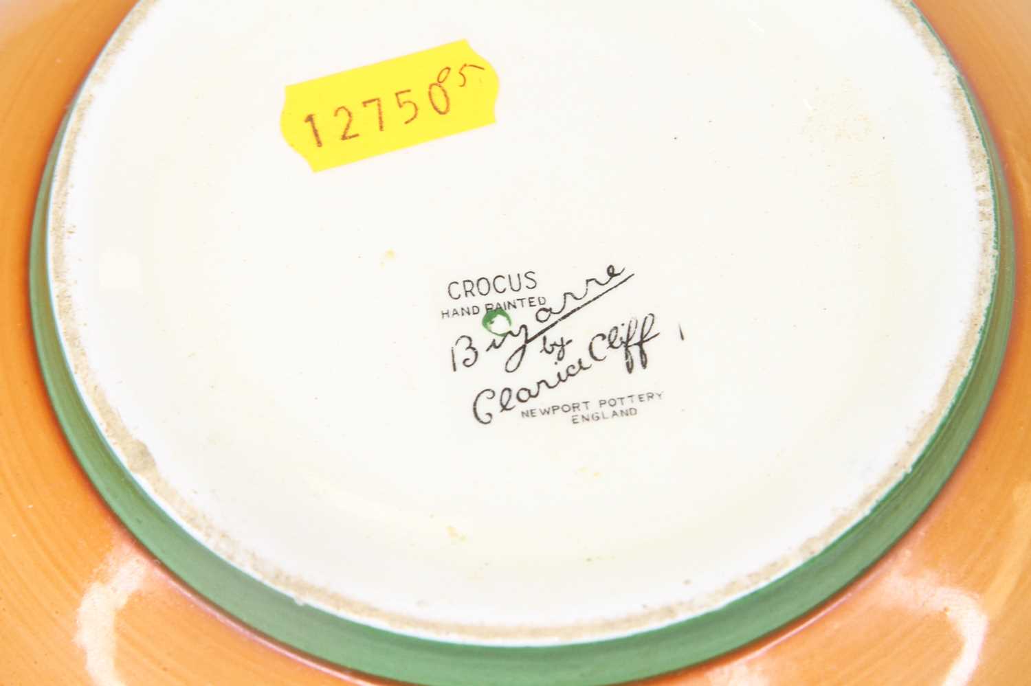 A Clarice Cliff Autumn Crocus pattern bowl, dia. 19.5cm - Image 2 of 2