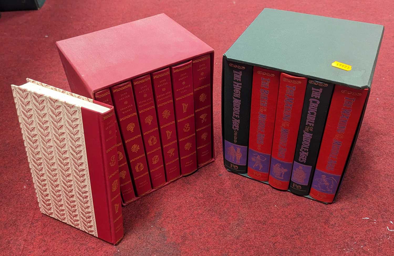 A Folio Society Story of the Middle Ages, five volumes within slipcase; together with a Folio
