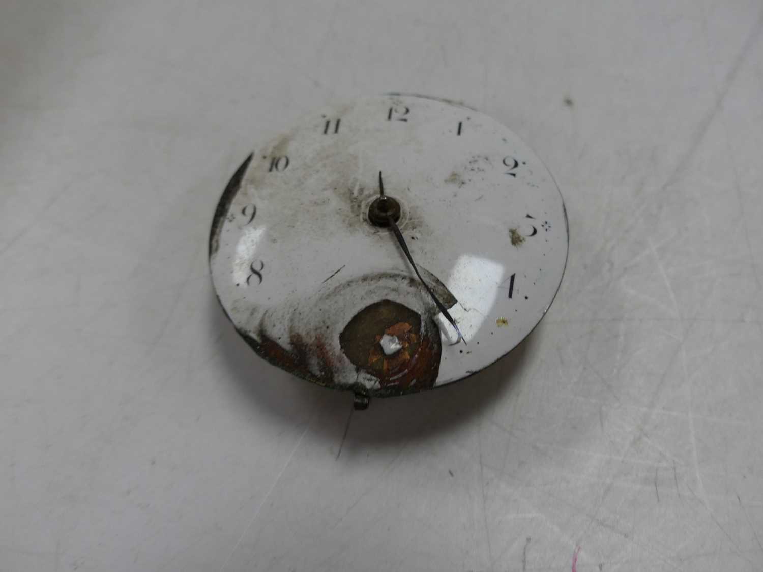 A collection of pocket watch parts, to include a fusee example - Image 15 of 22