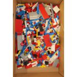 A box of loose Lego