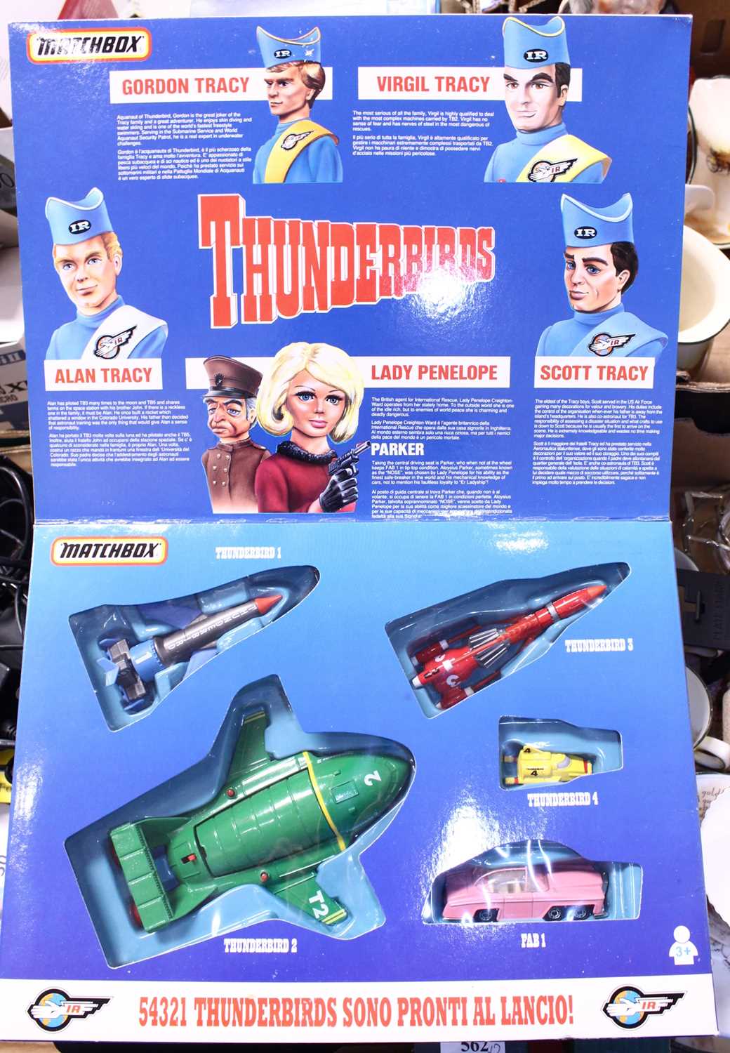 A Matchbox Thunderbirds Rescue pack boxed set