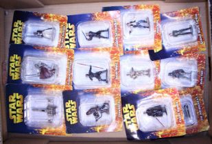 A tray containing Star Wars related action figures to include Anakin Sky Walker, General Grievous,