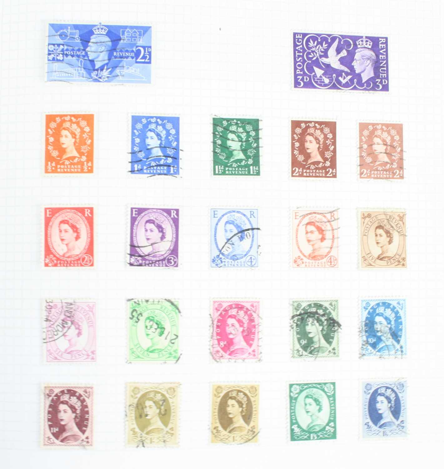 A Strand stamp album, the contents being Commonwealth examples to include Great Britain, 1d reds, - Image 6 of 9