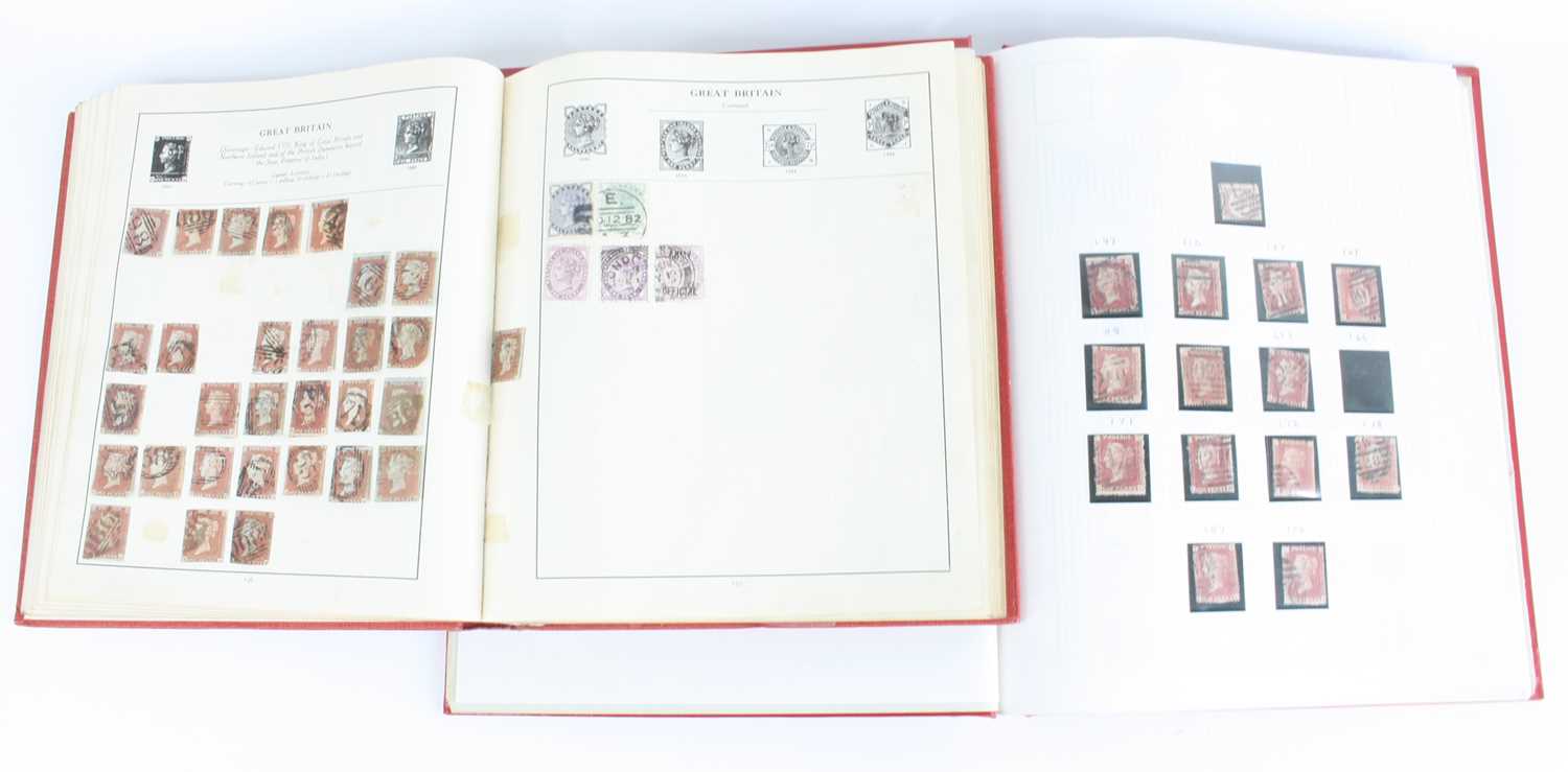 A Strand stamp album, the contents being Commonwealth examples to include Great Britain, 1d reds,