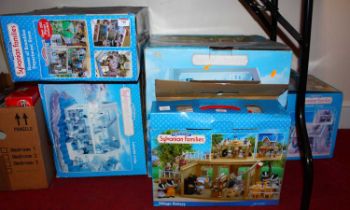 A quantity of boxed sets by Sylvanian Families, to include Bramble Cottage, Village Bakery, House of