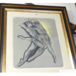 Hans Erni (1909-2015) - Two ballet dancers, lithograph, signed and numbered 83/300 in pencil to