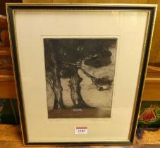 Cecil J Noke - Etching, signed, titled and dated 1926 in pencil to the margin, 19 x 15cm