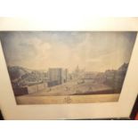 Assorted prints, to include topographical engraving of Bury St Edmunds; Joseph Hogdskinson -