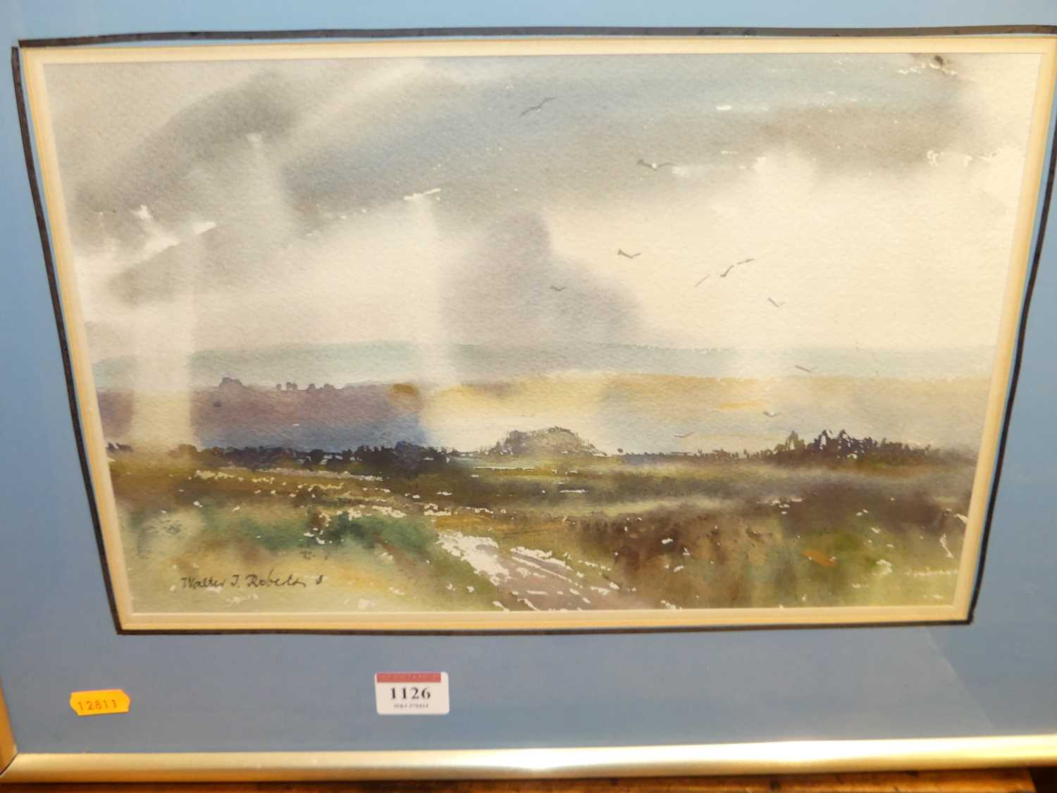 Walter J Roberts - The Moss, watercolour, signed lower left, 23 x 34cm - Image 2 of 3