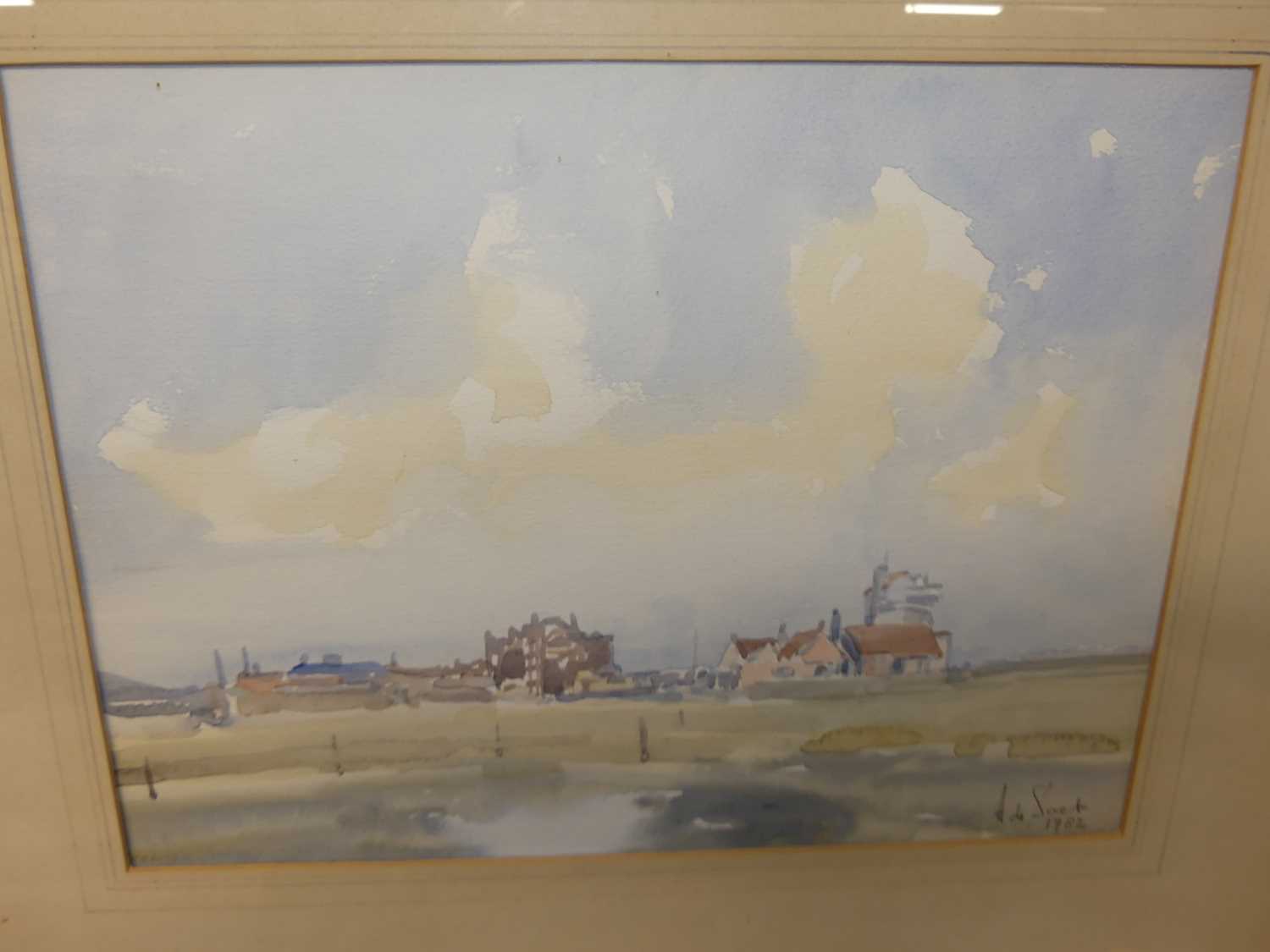 Arnold de Soet (1924-1994) - Aldeburgh, watercolours, signed and dated 1982, 28 x 38cm; together - Image 3 of 6