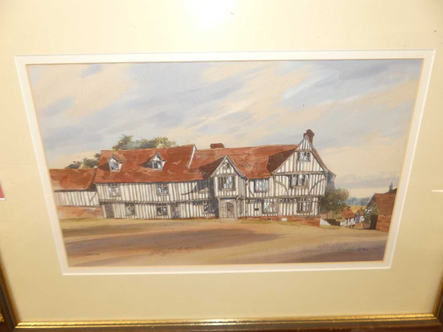Michael Norman - The Guildhall at Lavenham, ink and watercolour, signed and dated 2004 lower - Image 6 of 7