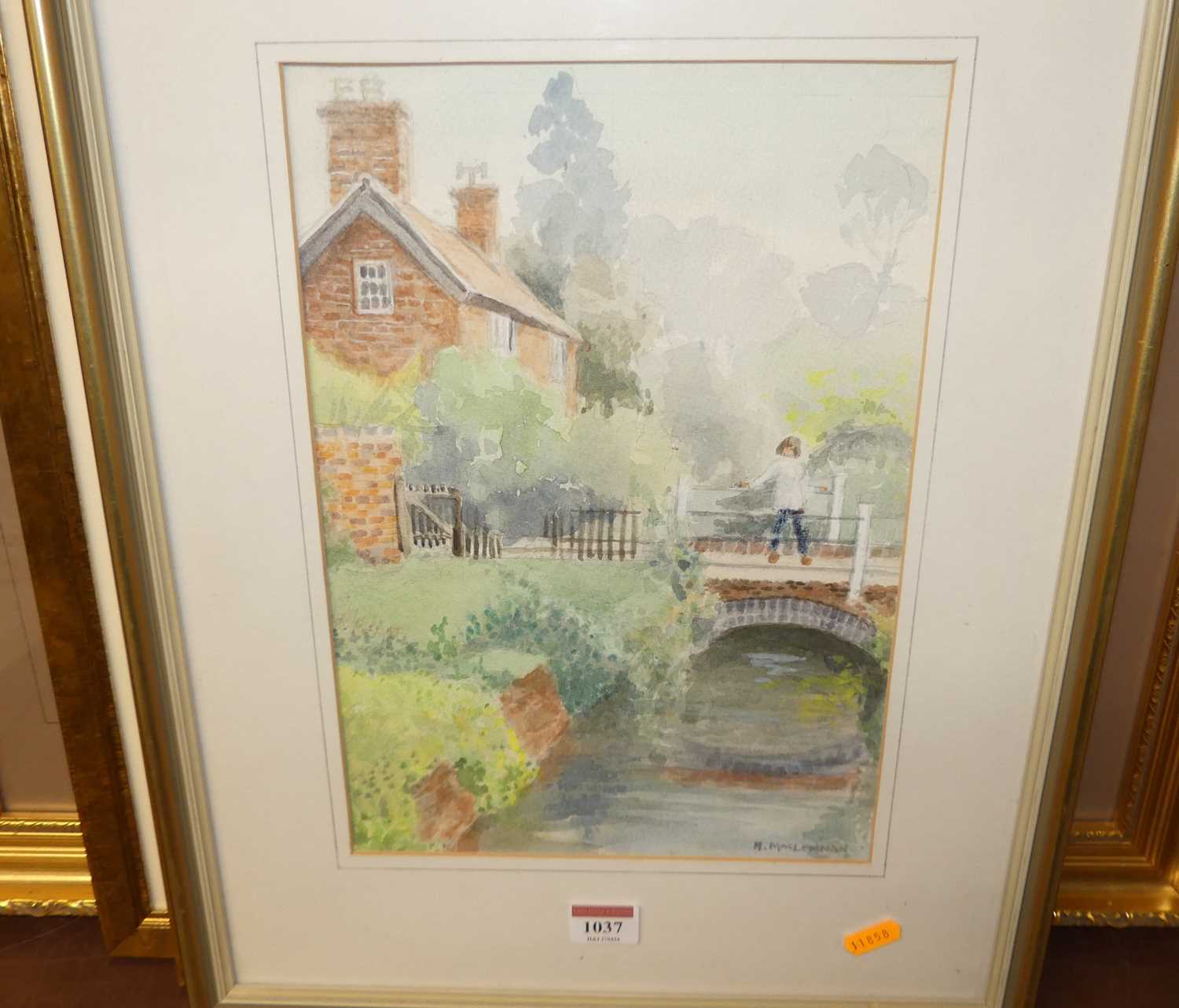 Nancey McClennan - The Mill Stream, watercolour, signed lower right, 32 x 22.5cm; Jean Douglas - - Image 6 of 6