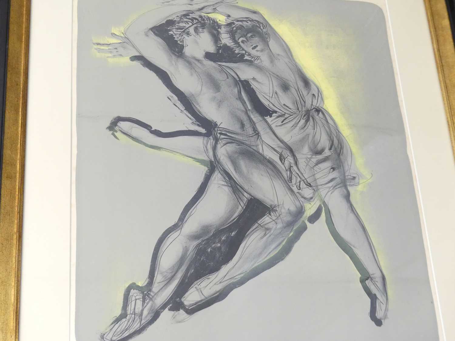 Hans Erni (1909-2015) - Two ballet dancers, lithograph, signed and numbered 83/300 in pencil to - Image 2 of 2