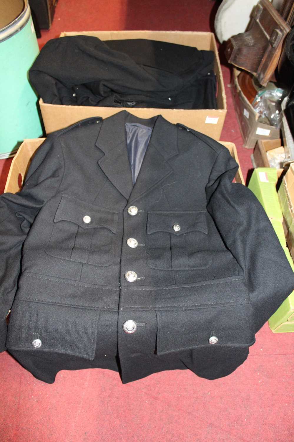 Two boxes of assorted military tunics and uniforms - Image 2 of 2