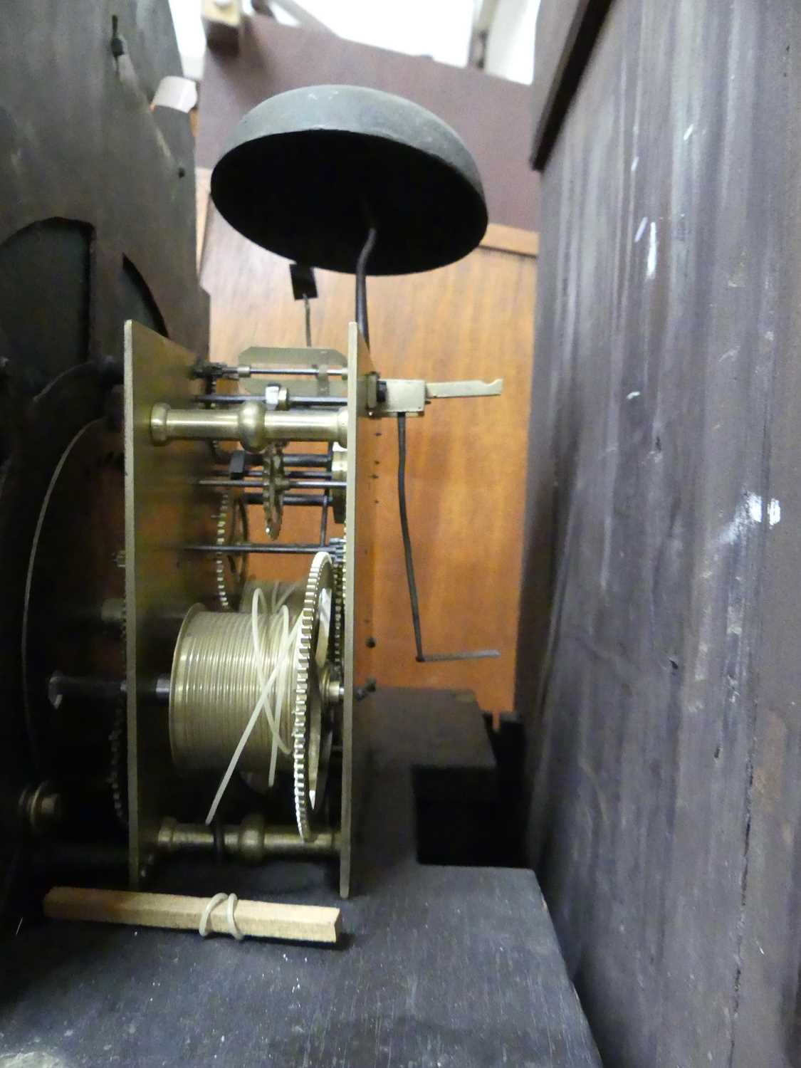 George Hallifax of Doncaster, a George III oak long case clock having a 12" arch brass dial, - Image 11 of 19