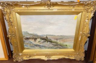 Charles R Pei** - Landscape scene, indistinctly signed and dated 1892 lower right, 27 x 38cm