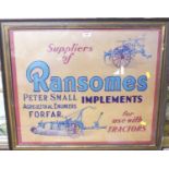 An advertising print for Ransome's of Ipswich, 50 x 60cm