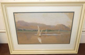 Arthur Bundock - Alfriston, Sussex, watercolour, signed lower right, 32 x 42cm; S Cardew -