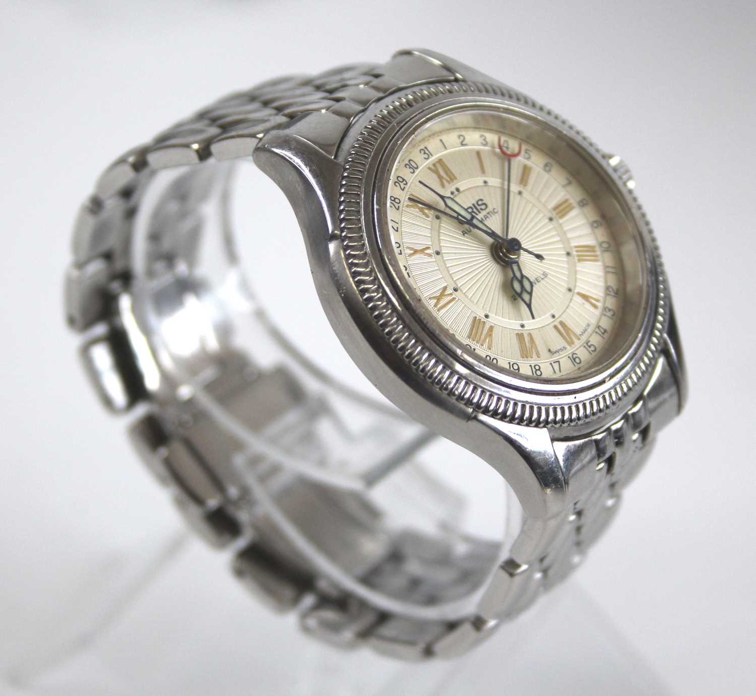An Oris gent's Big Crown steel cased automatic calendar wristwatch, ref. 7465B, having signed - Image 3 of 7