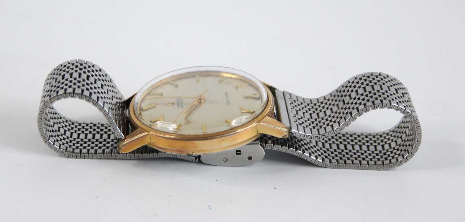 A gents Omega Seamaster bi-metal automatic wristwatch, having silvered baton dial and non-related - Image 4 of 6