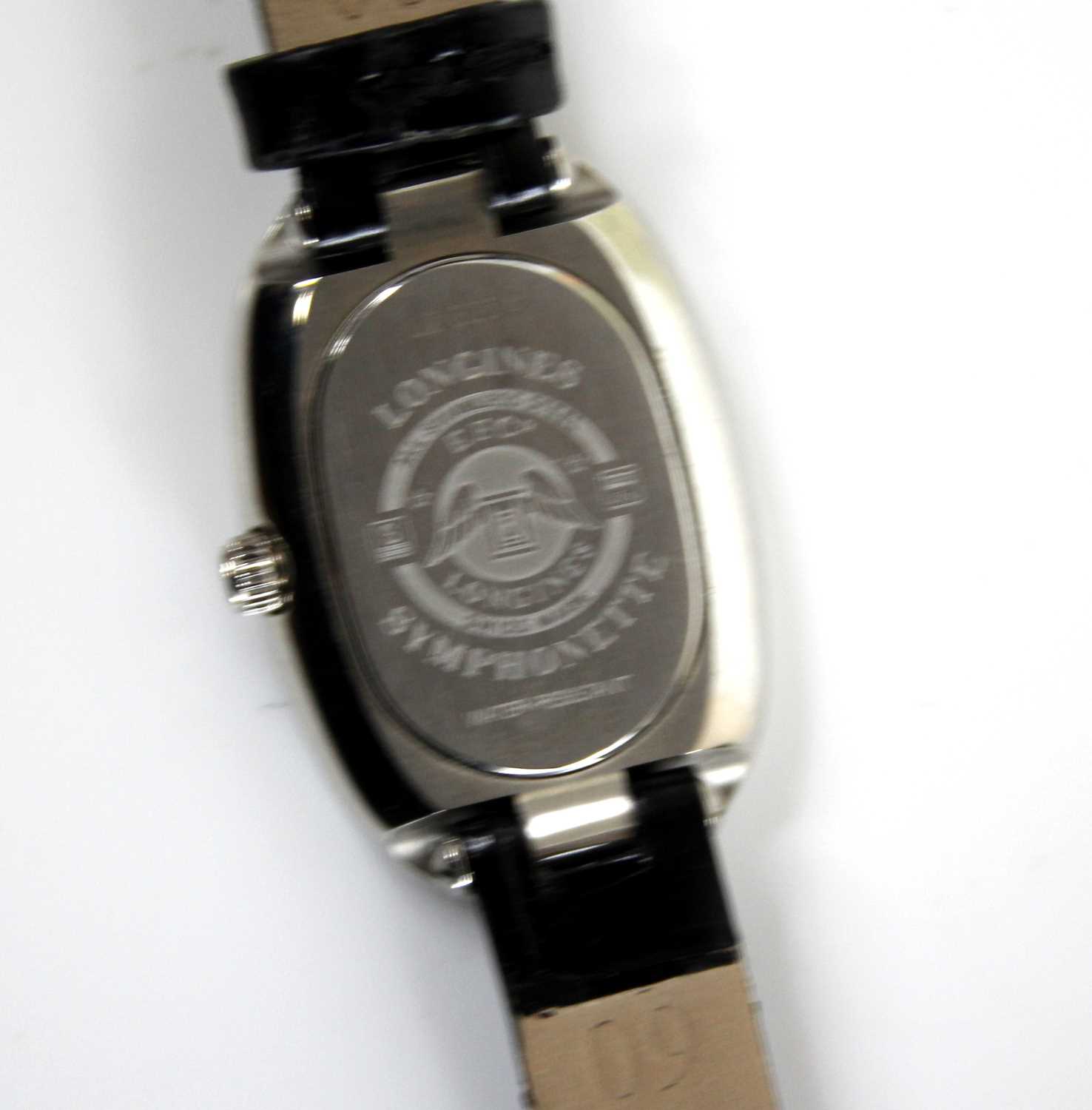 A Longines Symphonette lady's stainless steel cased quartz wrist watch, Ref. L2.305.4 No. - Image 5 of 6