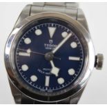 A lady's Tudor Black Bay 31 stainless steel bracelet watch, model No. 79580, serial No. 1757867,