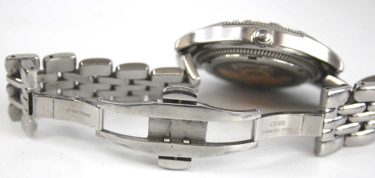 An Oris gent's Big Crown steel cased automatic calendar wristwatch, ref. 7465B, having signed - Image 7 of 7