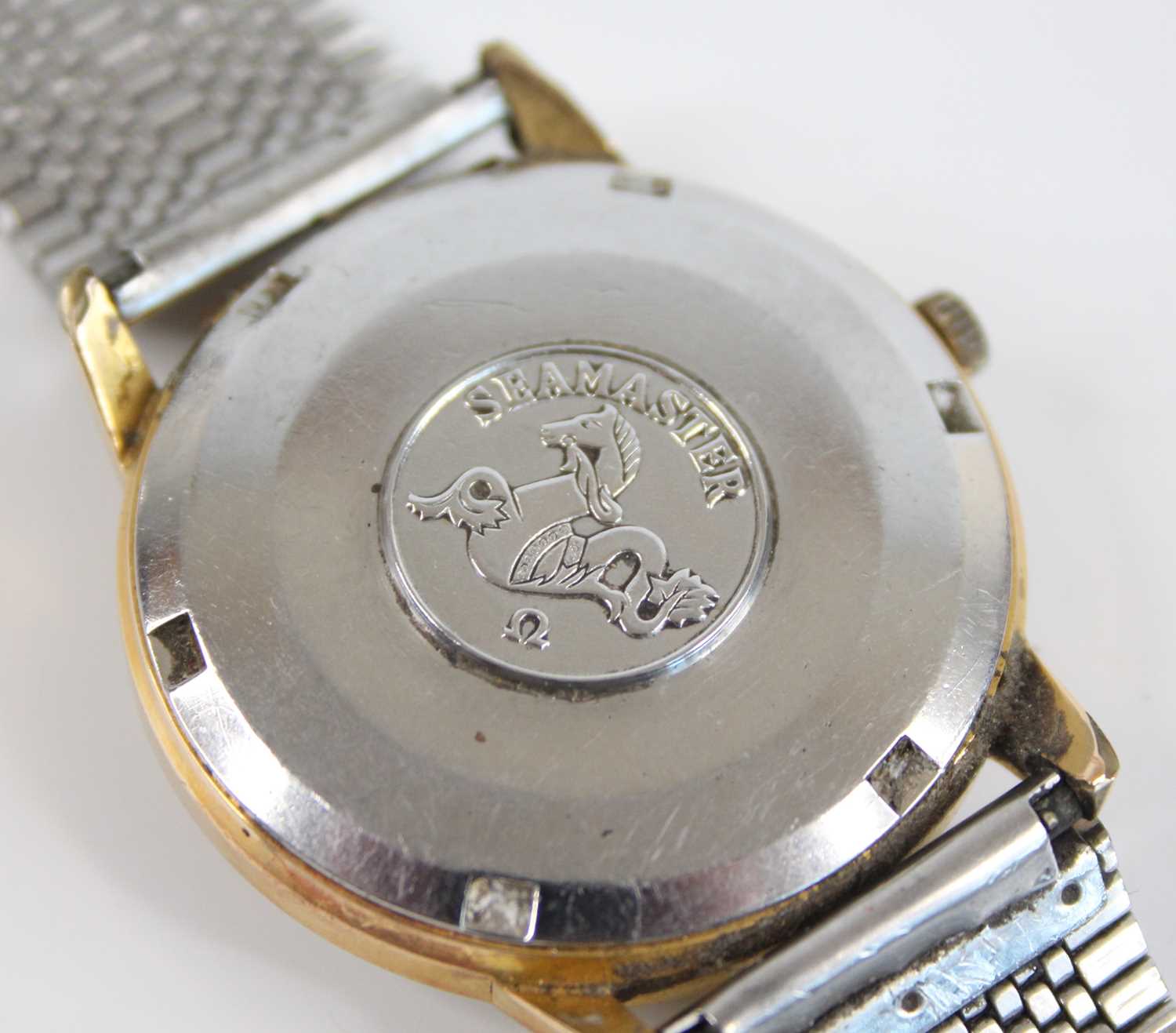 A gents Omega Seamaster bi-metal automatic wristwatch, having silvered baton dial and non-related - Image 6 of 6