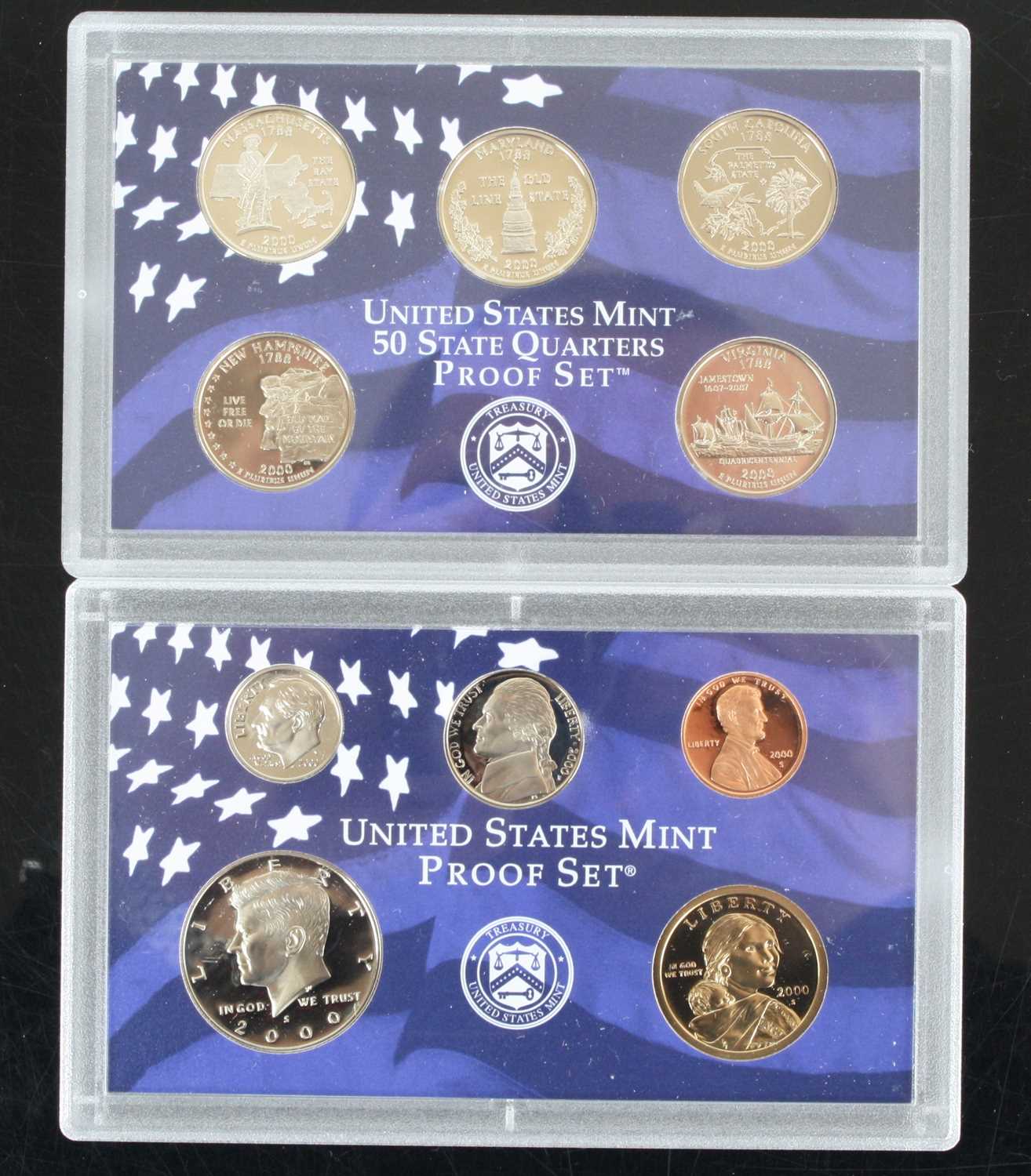 United States of America, a collection of six United States Mint Proof Sets, years include 2000, - Image 2 of 2