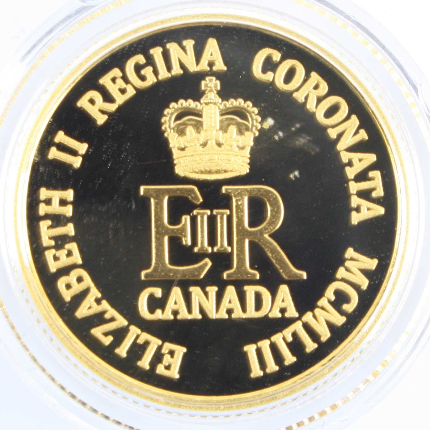 Royal Canadian Mint, Canada 2018 QE II Coronation 1/4oz Gold Proof Coin, obv: Elizabeth II, rev: - Bild 3 aus 3